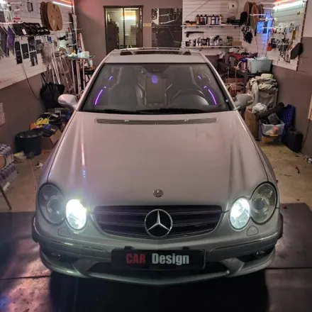 벤츠 CLK 500 C209 2006년식 V8 쿠페 엠비언트 아크릴 송풍구led / 광진구, 성수, 송파, 동대문