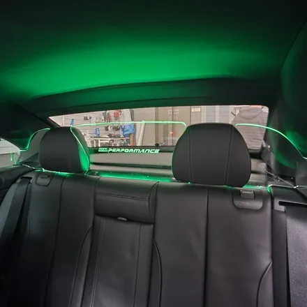 오픈카의 현실... 머리날림 해결! 디자인, 실용성, 가성비를 한번에! BMW F83 M4 컨버터블 윈드 디플렉터, 아크릴 조명 바람막이 시공. / 광진구, 성수, 송파, 동대문