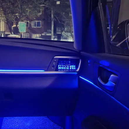 기아 더뉴K5 2018년식 RGB 아크릴 엠비언트, 풋등, 송풍구LED 시공!! 서울 광진구 카디자인 입고 / 광진구, 성수, 송파, 동대문