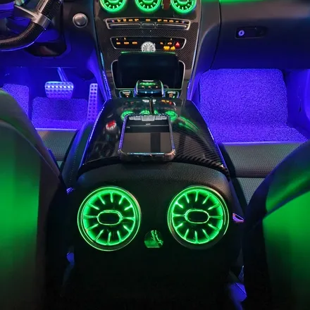 벤츠 C63 AMG 쿠페, 벤풍구 송풍구LED 벤츠송풍구 스피커부메스터 스피커LED 엠비언트 풋등 순정연동, 서울 광진구 카디자인 입고!! / 광진구, 성수, 송파, 동대문