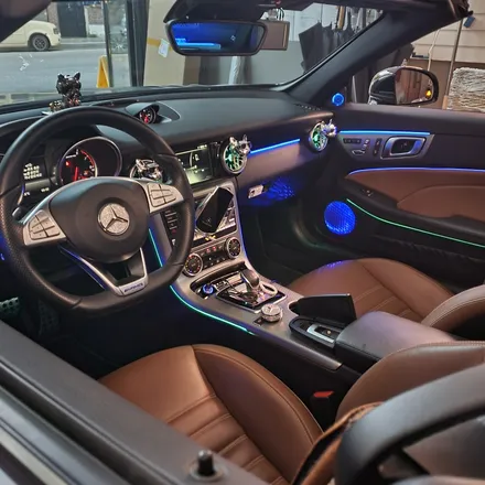벤츠 SLC R172 45AMG 엠비언트 윈드디플렉터 실내조명 / 광진구, 성수, 송파, 동대문