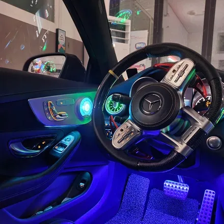 벤츠 C63 AMG 쿠페, 벤풍구 송풍구LED 벤츠송풍구 스피커부메스터 스피커LED 엠비언트 풋등 순정연동, 서울 광진구 카디자인 입고!! / 광진구, 성수, 송파, 동대문