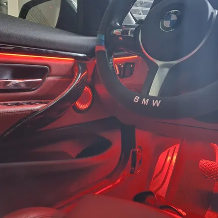 BMW F32 428I 컨버터블 윈드디플렉터LED 비노출 엠비언트 시공 / 광진구, 성수, 송파, 동대문