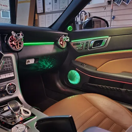 벤츠 SLC R172 45AMG 엠비언트 윈드디플렉터 실내조명 / 광진구, 성수, 송파, 동대문