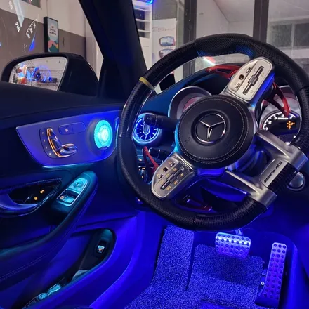 벤츠 C63 AMG 쿠페, 벤풍구 송풍구LED 벤츠송풍구 스피커부메스터 스피커LED 엠비언트 풋등 순정연동, 서울 광진구 카디자인 입고!! / 광진구, 성수, 송파, 동대문