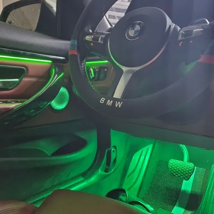 BMW F32 428I 컨버터블 윈드디플렉터LED 비노출 엠비언트 시공 / 광진구, 성수, 송파, 동대문