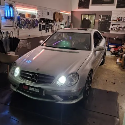벤츠 CLK 500 C209 2006년식 V8 쿠페 엠비언트 아크릴 송풍구led / 광진구, 성수, 송파, 동대문