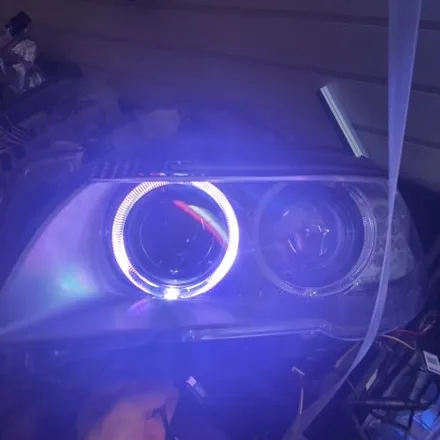 BMW 5시리즈 F10 RGB 헤드라이트 아이라인 튜닝 / 광진구, 성수, 송파, 동대문