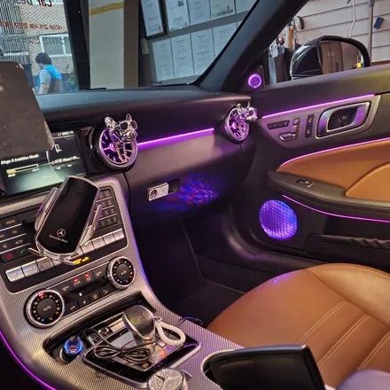 벤츠 SLC R172 45AMG 엠비언트 윈드디플렉터 실내조명 / 광진구, 성수, 송파, 동대문