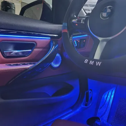 BMW F32 428I 컨버터블 윈드디플렉터LED 비노출 엠비언트 시공 / 광진구, 성수, 송파, 동대문
