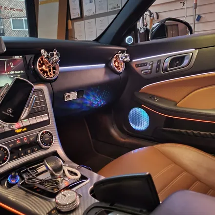 벤츠 SLC R172 45AMG 엠비언트 윈드디플렉터 실내조명 / 광진구, 성수, 송파, 동대문