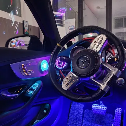 벤츠 C63 AMG 쿠페, 벤풍구 송풍구LED 벤츠송풍구 스피커부메스터 스피커LED 엠비언트 풋등 순정연동, 서울 광진구 카디자인 입고!! / 광진구, 성수, 송파, 동대문