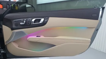 서울 광진구에서 벤츠SL 63AMG R172 비노출과 매립 엠비언트 후방 블랙박스 예시설명 / 광진구, 성수, 송파, 동대문