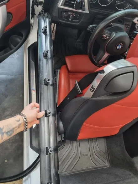 BMW 430I F33컨버터블 엠비언트 시공하러 수원에서 서울 방문후기 / 광진구, 성수, 송파, 동대문