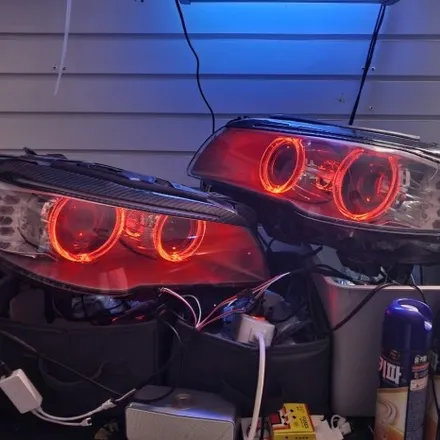 BMW 5시리즈 F10 RGB 헤드라이트 아이라인 튜닝 / 광진구, 성수, 송파, 동대문