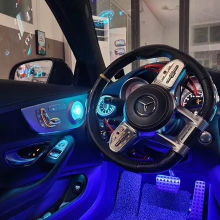 벤츠 C63 AMG 쿠페, 벤풍구 송풍구LED 벤츠송풍구 스피커부메스터 스피커LED 엠비언트 풋등 순정연동, 서울 광진구 카디자인 입고!! / 광진구, 성수, 송파, 동대문