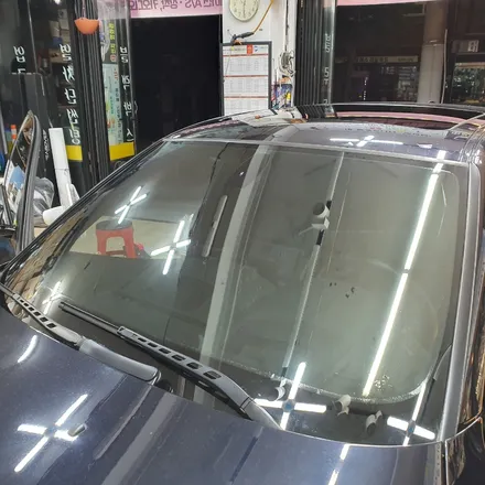 BMW 528I E60 2008년식 레인보우V70 반 반사 썬팅, 기존필름 제거 / 광진구, 성수, 송파, 동대문