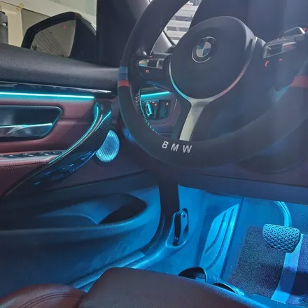 BMW F32 428I 컨버터블 윈드디플렉터LED 비노출 엠비언트 시공 / 광진구, 성수, 송파, 동대문