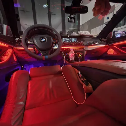 BMW 5시리즈 528I F10 F바디 실내엠비언트 및 서브우퍼 그외 각종LED 시공!! 서울 광진구 중곡동 카디자인 / 광진구, 성수, 송파, 동대문