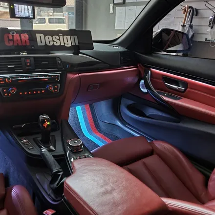 BMW F32 428I 컨버터블 윈드디플렉터LED 비노출 엠비언트 시공 / 광진구, 성수, 송파, 동대문