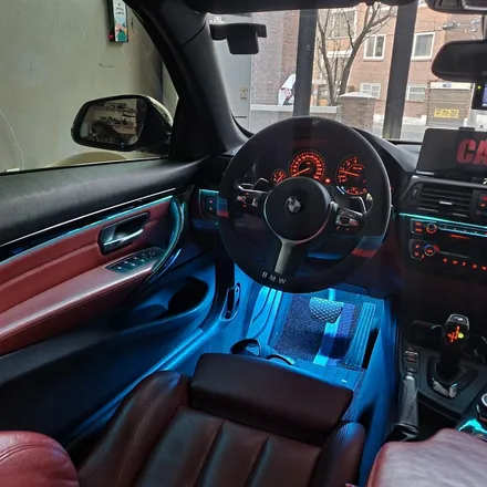 BMW F32 428I 컨버터블 윈드디플렉터LED 비노출 엠비언트 시공 / 광진구, 성수, 송파, 동대문