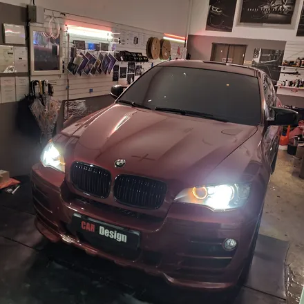 BMW E71 X6 2008년식 비노출 아크릴 엠비언트 풋등 실내등 LED교환 시공 / 광진구, 성수, 송파, 동대문
