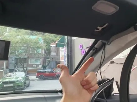 벤츠w205 w212 C클래스 E클래스 카브리올레 후방 블랙박스 거치대 시공 / 광진구, 성수, 송파, 동대문