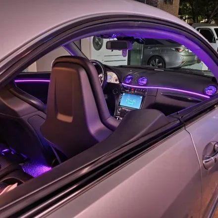벤츠 CLK 500 C209 2006년식 V8 쿠페 엠비언트 아크릴 송풍구led / 광진구, 성수, 송파, 동대문