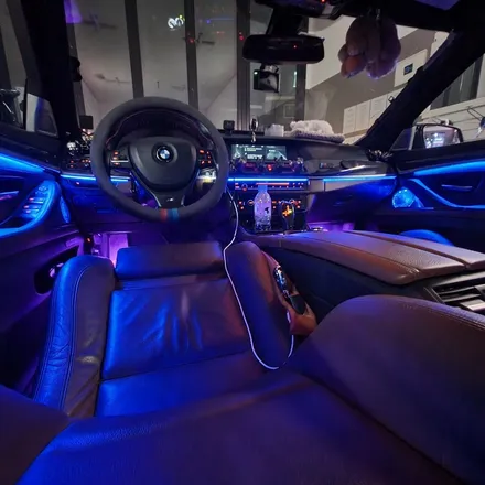 BMW 5시리즈 528I F10 F바디 실내엠비언트 및 서브우퍼 그외 각종LED 시공!! 서울 광진구 중곡동 카디자인 / 광진구, 성수, 송파, 동대문