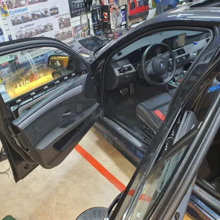 BMW 528I E60 2008년식 레인보우V70 반 반사 썬팅, 기존필름 제거 / 광진구, 성수, 송파, 동대문