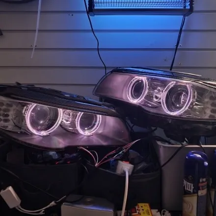 BMW 5시리즈 F10 RGB 헤드라이트 아이라인 튜닝 / 광진구, 성수, 송파, 동대문