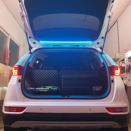 이거 완전 인싸템인데!? SUV 트렁크 커스텀LED 시공. 기아 스포티지QL 실내 엠비언트 무드등, 서울 광진구 카디자인 에서!! / 광진구, 성수, 송파, 동대문