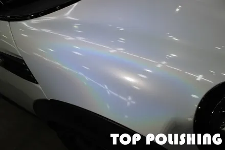 탑폴리싱 [ 미니 로드스터 ] 전체랩핑 + 데칼 카멜레온랩핑 시공 / 양천구 신정동
