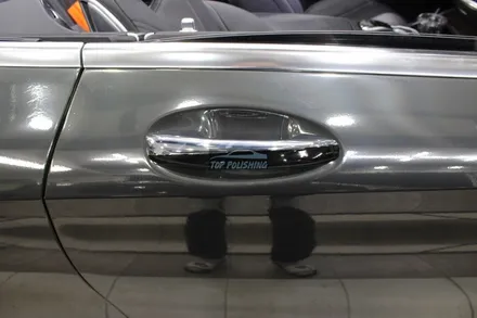 탑폴리싱 [ 벤츠 S63AMG 카브리올레 ] 국내1호출고차량 에이버리 슈프림 블랙크롬 전체랩핑 하기 / 양천구 신정동
