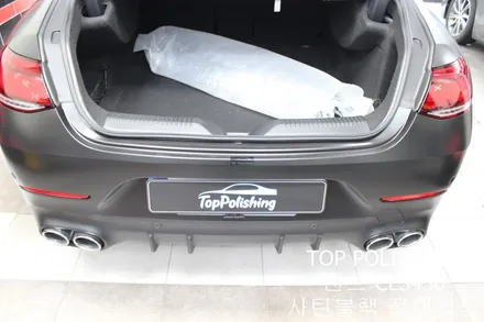 탑폴리싱 [ 벤츠 C257 CLS450 ] 사틴블랙으로 전체랩핑하기 / 양천구 신정동