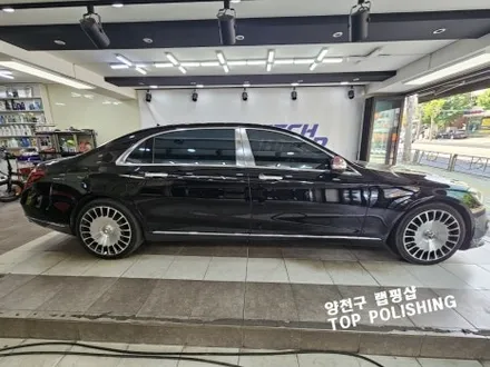 벤츠 마이바흐 전체랩핑 크롬죽이기 서울 디테일링샵 / 양천구 신정동