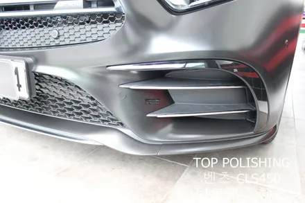 탑폴리싱 [ 벤츠 C257 CLS450 ] 사틴블랙으로 전체랩핑하기 / 양천구 신정동