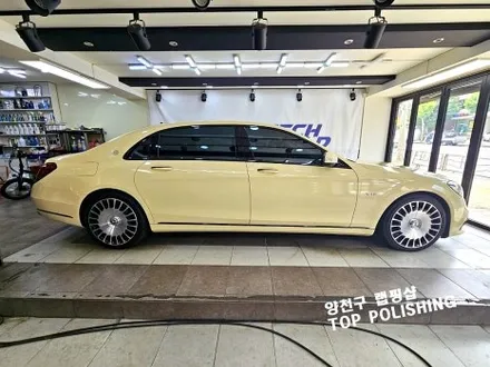 벤츠 마이바흐 전체랩핑 크롬죽이기 서울 디테일링샵 / 양천구 신정동
