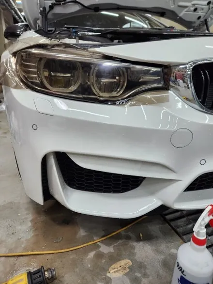 BMW M4 프런트 패키지 PPF 시공 / 화성시 정남면