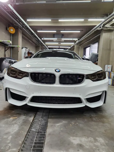 BMW M4 프런트 패키지 PPF 시공 / 화성시 정남면