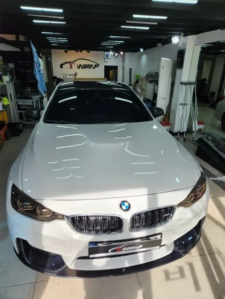 BMW M4 프런트 패키지 PPF 시공 / 화성시 정남면