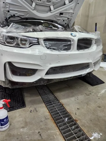 BMW M4 프런트 패키지 PPF 시공 / 화성시 정남면