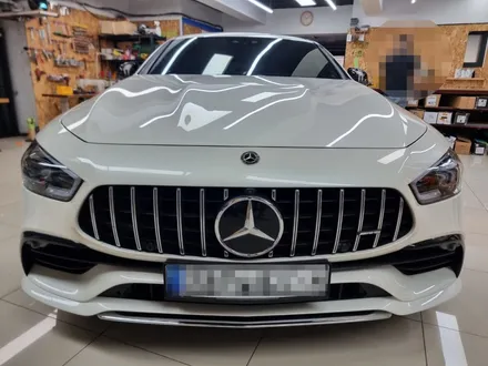 벤츠 AMG GT43 루프블랙PPF 앞뒤하다크롬랩핑 윈도우크롬랩핑 사이드미러랩핑
