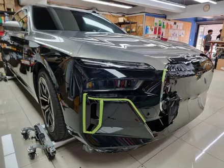BMW 7시리즈 투톤랩핑 투톤PPF 컬러PPF 투톤컬러PPF