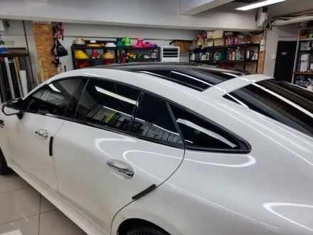 벤츠 AMG GT43 루프블랙PPF 앞뒤하다크롬랩핑 윈도우크롬랩핑 사이드미러랩핑