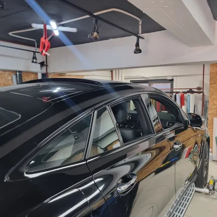 벤츠의 고성능 SUV GLE53AMG쿠페! 크롬죽이기 올블랙만들기