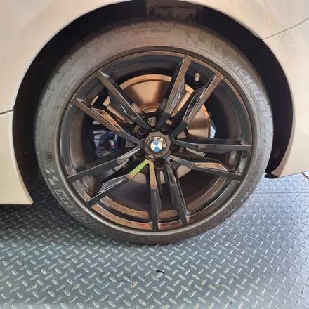 휠 색 바꾸기 새로운 휠 랩핑 BMW Z4휠랩핑