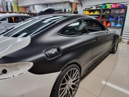[광진구컬러PPF] 벤츠 C63AMG 사틴블랙 컬러PPF
