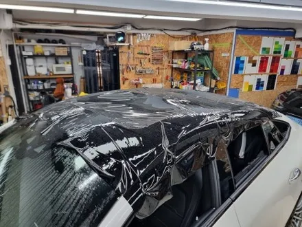 벤츠 AMG GT43 루프블랙PPF 앞뒤하다크롬랩핑 윈도우크롬랩핑 사이드미러랩핑