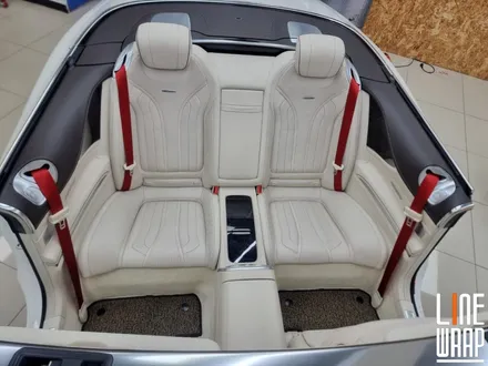 [컬러안전벨트] 벤츠 S63 카브리올레 레드컬러안전벨트교체